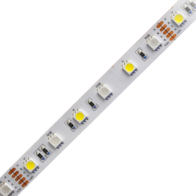 Pasek LED zmieniający kolor Adresowalny Smart RGB W Biały 24V DC 5050 Wodoodporny