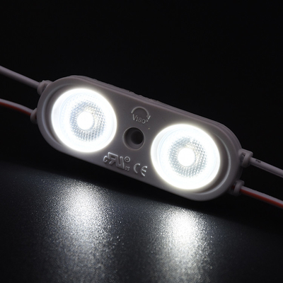 Moduły led 24v do reklamy świetlnej i modułu podświetlenia 2 soczewki ip67 wodoodporne 0,96W