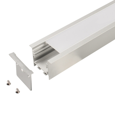 6063-T5 Sufit ścienny Profil aluminiowy LED 1m 2m 3m