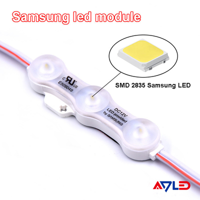 Samsung Moduł LED Źródło światła Wtrysk SMD 2835 3 Lampa Ciepła biel 12V Wodoodporna IP68