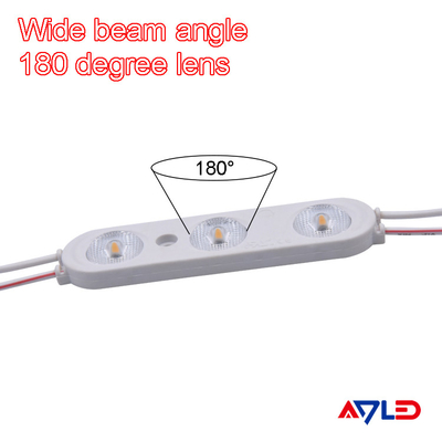 Oświetlenie modułu LED  3 LED Białe SMD 2835 3W 12V Wodoodporny do znaków