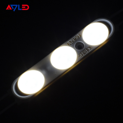 3 lampy 2835 12-woltowe moduły LED do znaków świetlnych Super jasne znaki Oświetlenie IP67 Możliwość przyciemniania