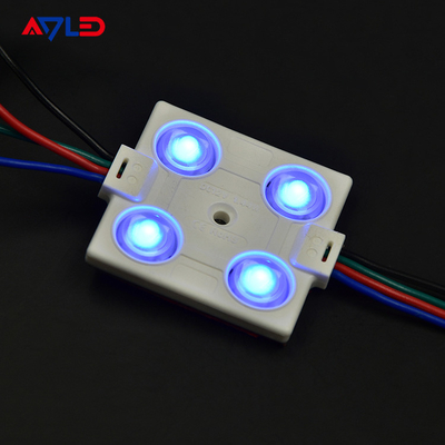 Oświetlenie modułu LED RGB 12V 1,44W 4 SMD 5050 Wodoodporny moduł Modulo do znaku reklamowego LED