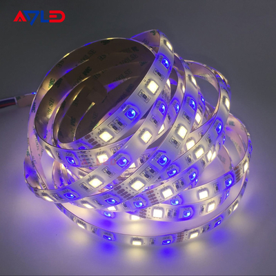 Pasek LED zmieniający kolor Adresowalny Smart RGB W Biały 24V DC 5050 Wodoodporny