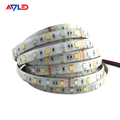Pasek LED zmieniający kolor Adresowalny Smart RGB W Biały 24V DC 5050 Wodoodporny
