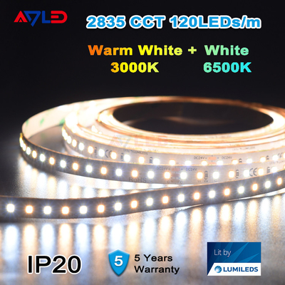 Dynamiczna, przestrajalna biała taśma LED 12V wodoodporna