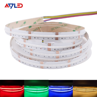 Taśma LED RGB CCT COB 24VDC Zmiana koloru bez kropek Elastyczna taśma LED