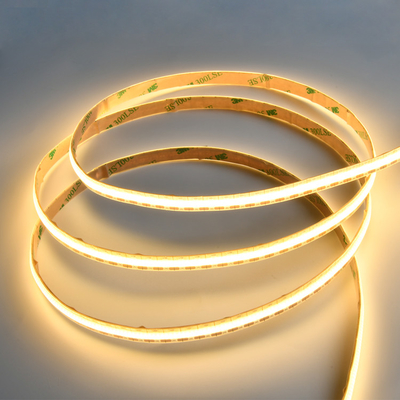 7mm Jednostka cięcia 2700k Ciepły biały Cob Led Strip Lights 12 Volt