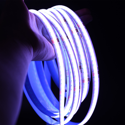 Amerykańskie oświetlenie z certyfikatem UL 16,4 Ft RGB 3500K IP65 Reel To Reel 576leds High Output COB Tape Light