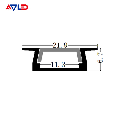 11 mm sztuk borad 15,8 * 6,7 mm Led Strip Light Profil aluminium łatwa instalacja Led Aluminium