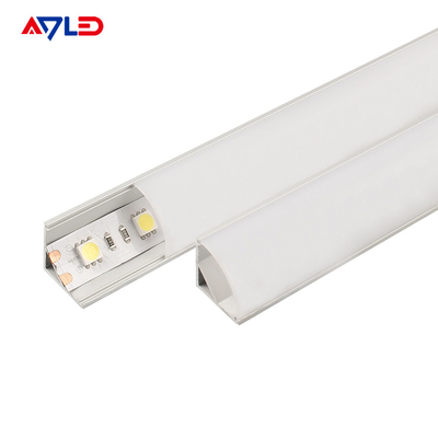 Profil LED Strip Channel Light Diffuser Corner Extrusion Channel Profil LED Aluminium dla taśmy LED