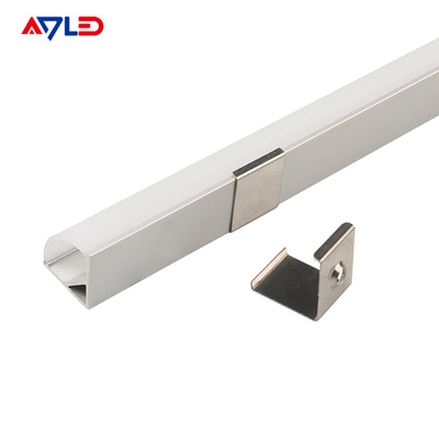 Profil LED Strip Channel Light Diffuser Corner Extrusion Channel Profil LED Aluminium dla taśmy LED
