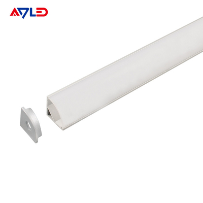 16*16mm zawieszony aluminium anodowane aluminium wytłaczanie profilu powierzchni led kąta zamontowany profilu paska świetlnego