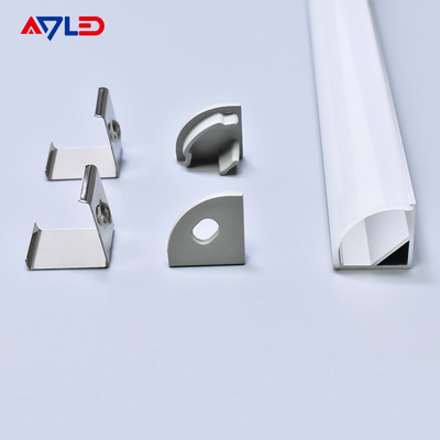 16*16mm zawieszony aluminium anodowane aluminium wytłaczanie profilu powierzchni led kąta zamontowany profilu paska świetlnego