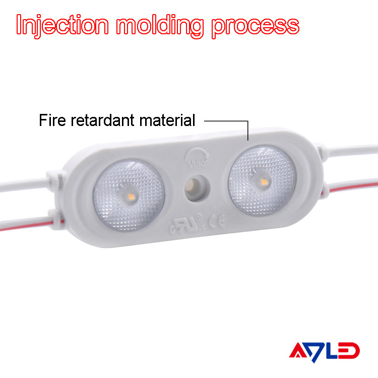12V/24V 0,96W SMD 2835 Moduł LED z 2LED Mroźno-biały/Ciepło-biały światło LED IP67 wodoodporny