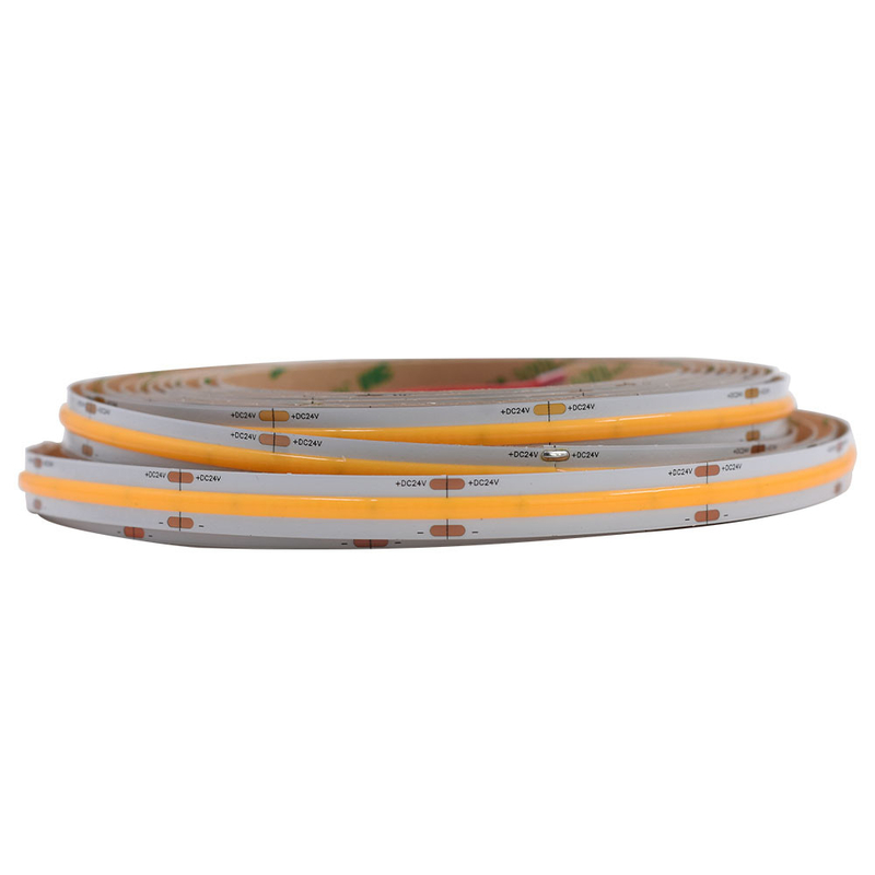 8mm Szerokość 5M Długość Wolny cięcie Wysoka gęstość Dekoracja Oświetlenie Elastyczny Biały Cob Led Strip
