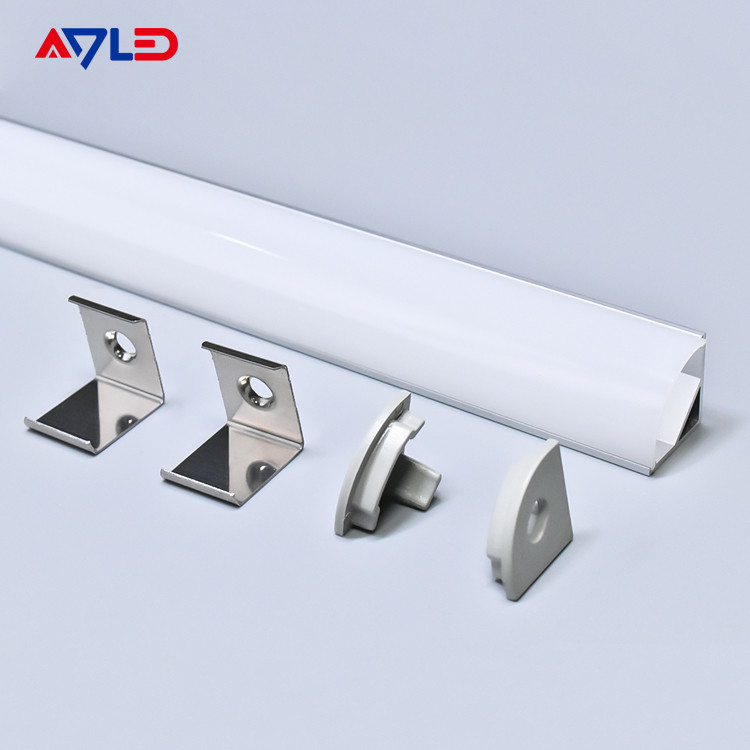 16*16mm zawieszony aluminium anodowane aluminium wytłaczanie profilu powierzchni led kąta zamontowany profilu paska świetlnego
